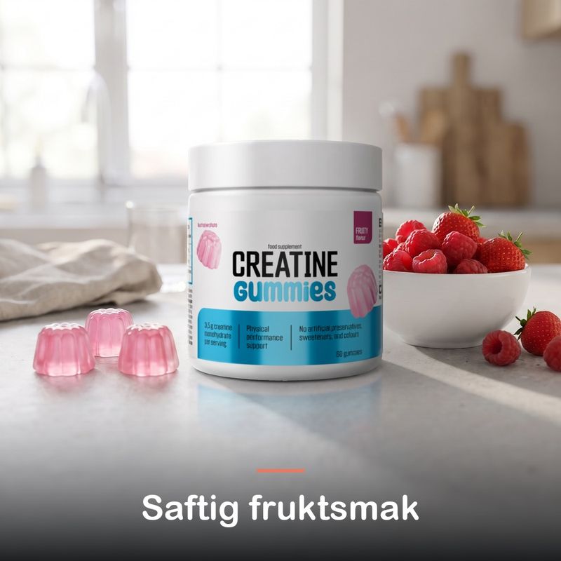 Creatine Gummies (60 st.) - Fruity: saftig fruktsmak