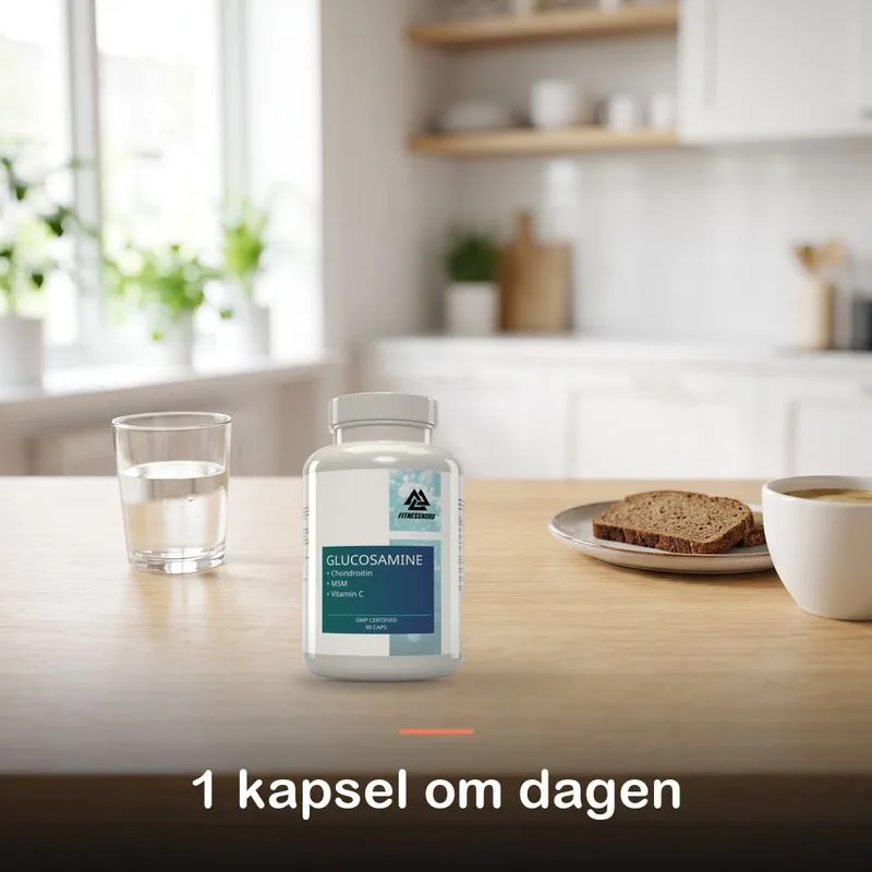Fitnessnord Glukosamin, MSM og chondroitin (90 kapsler): 1 kapsel om dagen