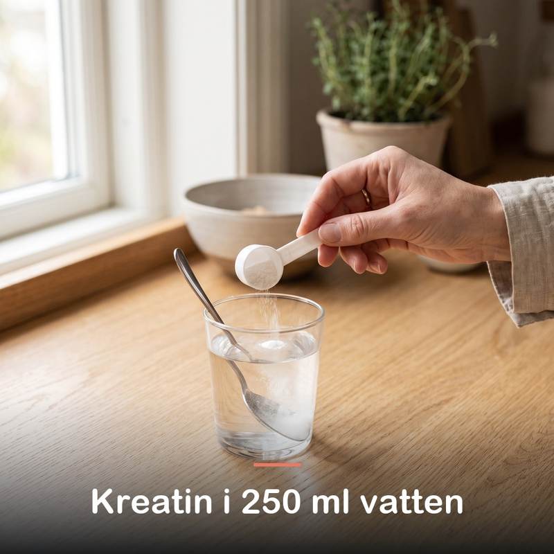 Fitnessnord Gold Bundle: kreatin i 250 ml vatten