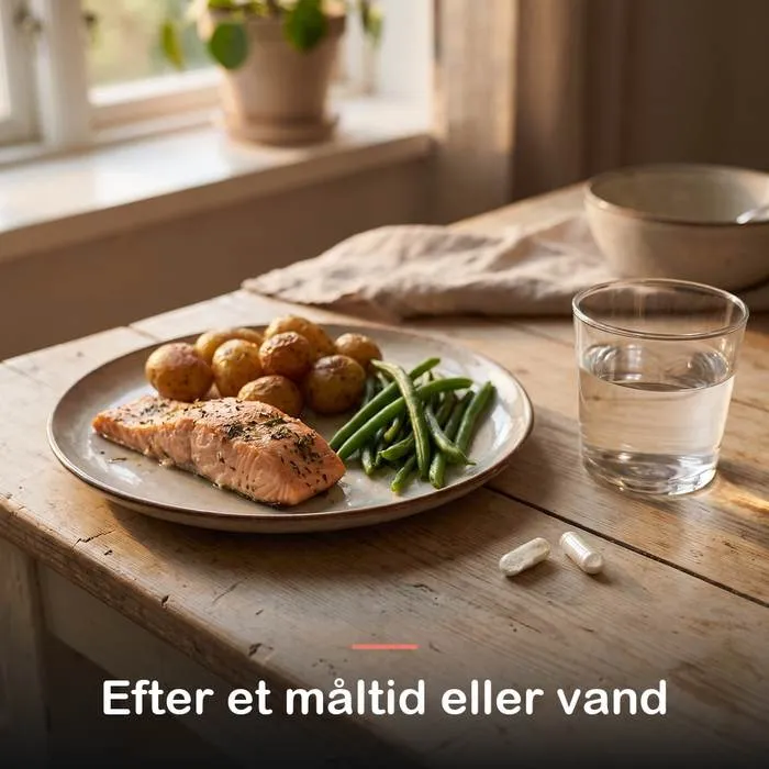 Fitnessnord ZMA (90 kapsler): efter et m&aring;ltid eller vand