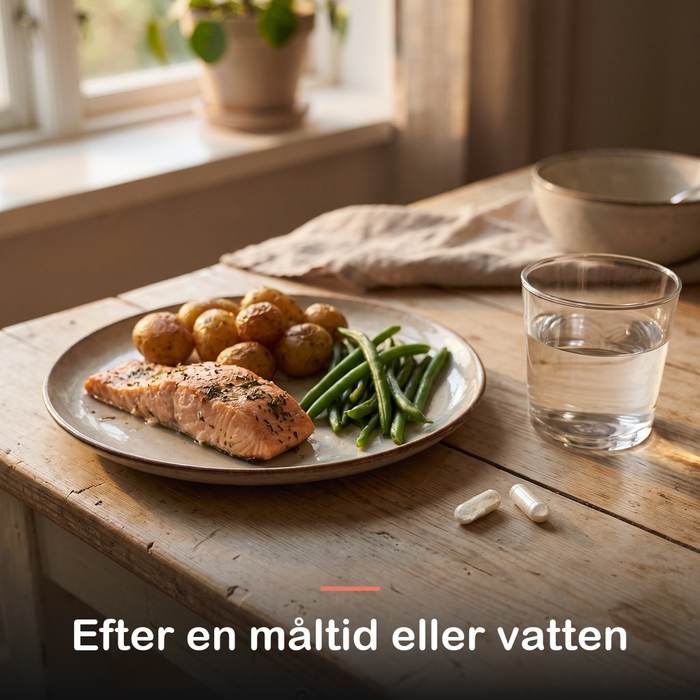 Fitnessnord ZMA (90 kapslar): efter en måltid eller vatten