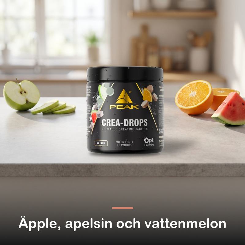 Peak Crea-Drops: äpple, apelsin och vattenmelon