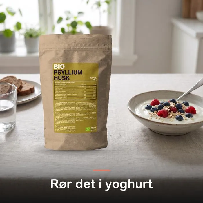 Psyllium Husk (300 g): rør det i yoghurt