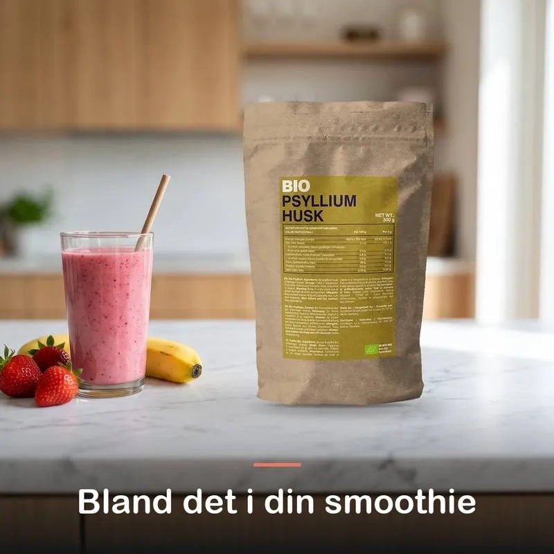 Psyllium Husk (300 g): bland det i din smoothie