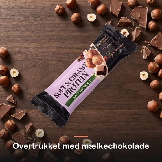 Soft & Creamy Proteinbar (1 x 45 g): overtrukket med m&aelig;lkechokolade