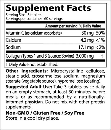 DOCTOR'S BEST COLLAGEN TYPES 1 & 3 180 stk 