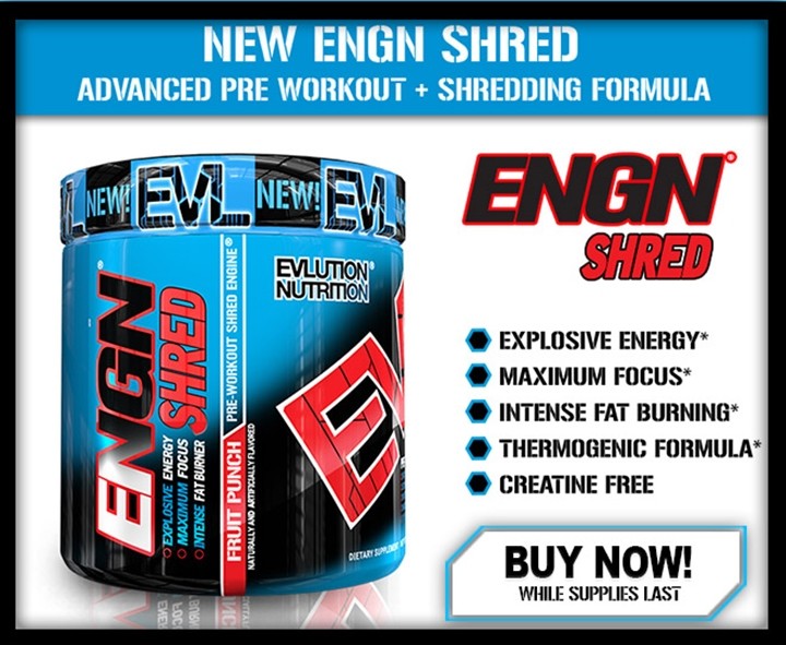 EVL NUTRITION ENGN SHRED 30 PORTIONER 