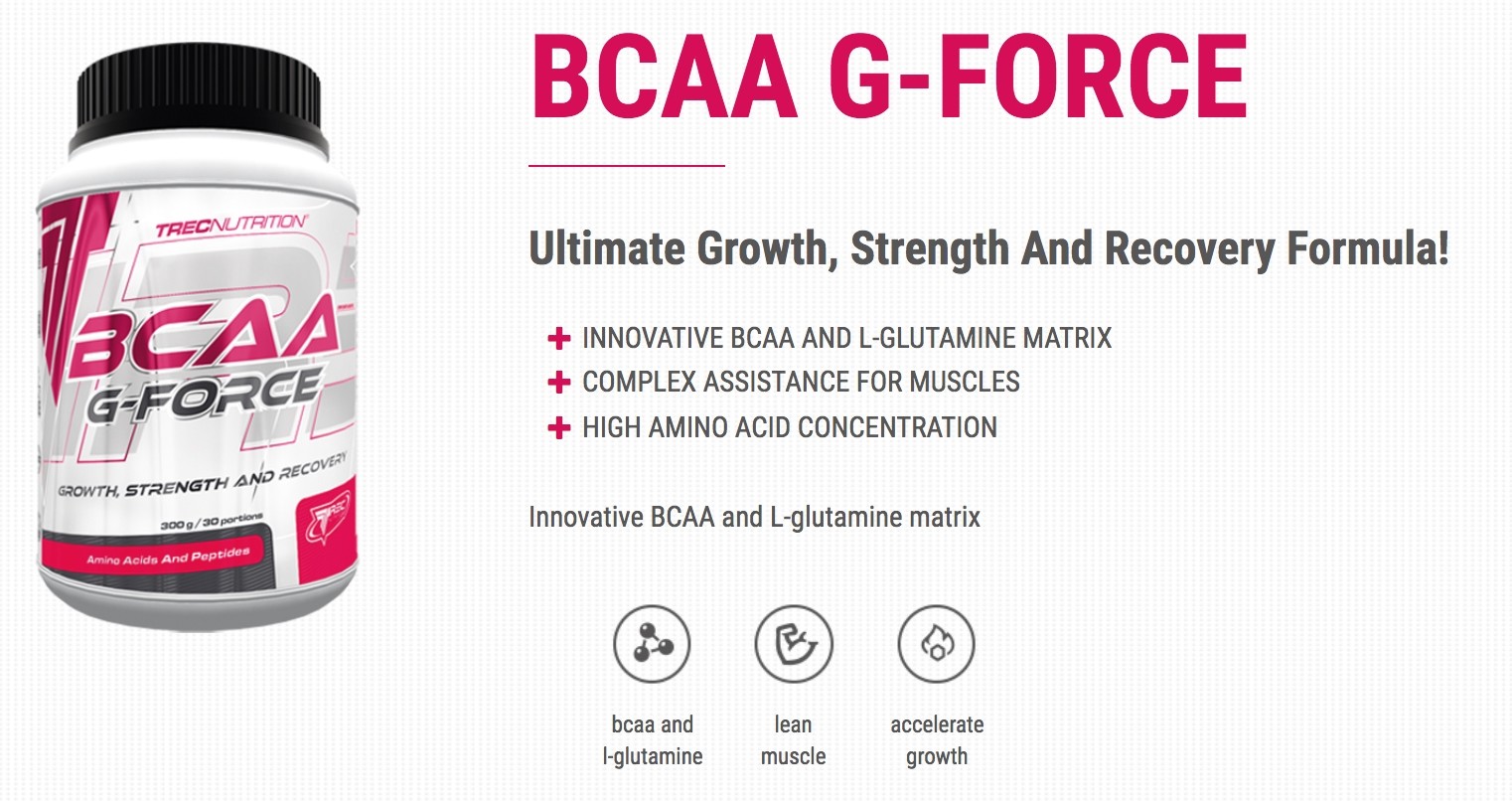 TREC NUTRITION BCAA G-FORCE 600 g 