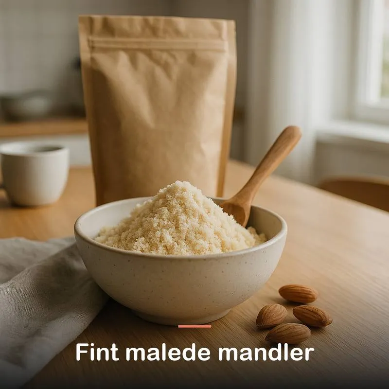 Mandelmel (500 g): fint malede mandler