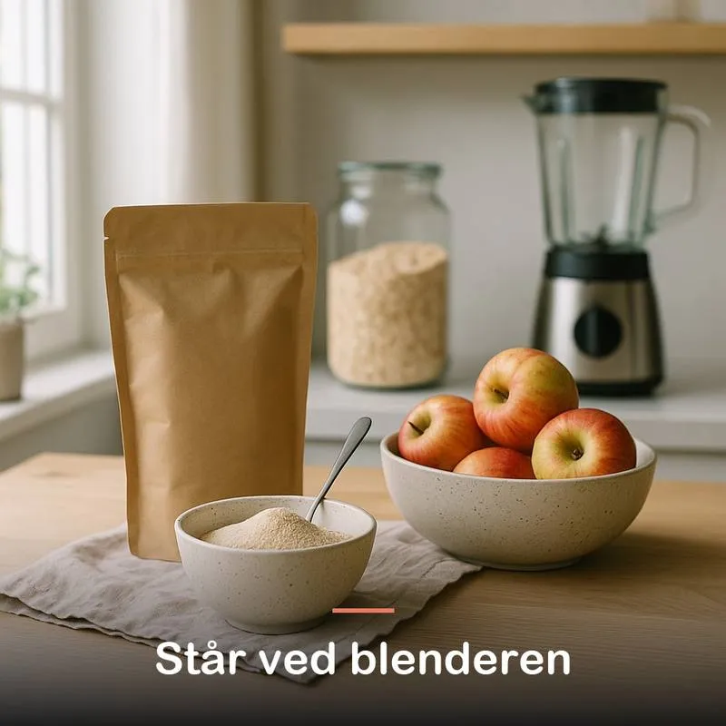 &AElig;blefibre (250 g): st&aring;r ved blenderen