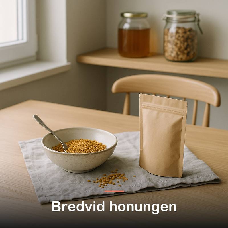 Bipollen, ekologiskt (100 g): bredvid honungen