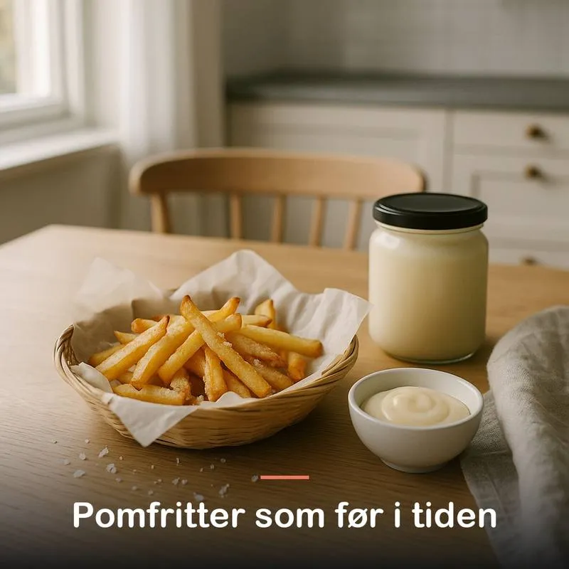Oksetalg (200 g): pomfritter som f&oslash;r i tiden