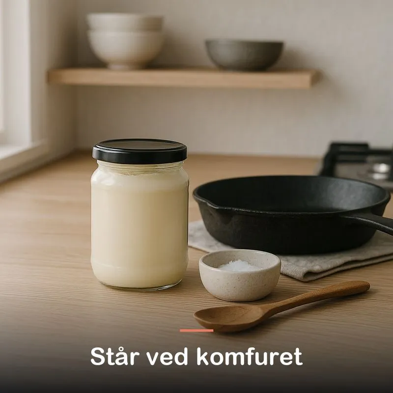 Oksetalg (200 g): st&aring;r ved komfuret