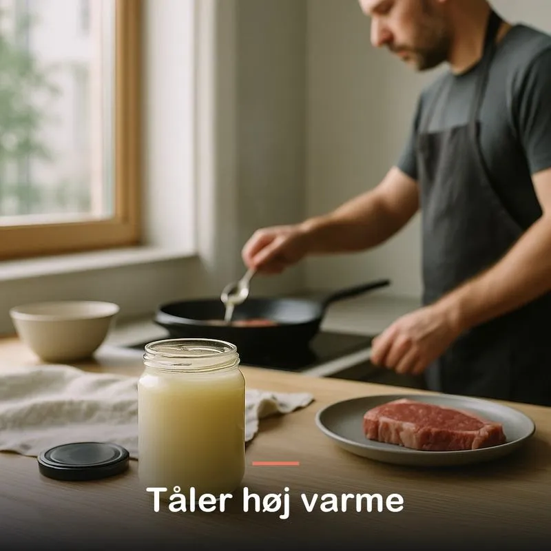Oksetalg (200 g): t&aring;ler h&oslash;j varme
