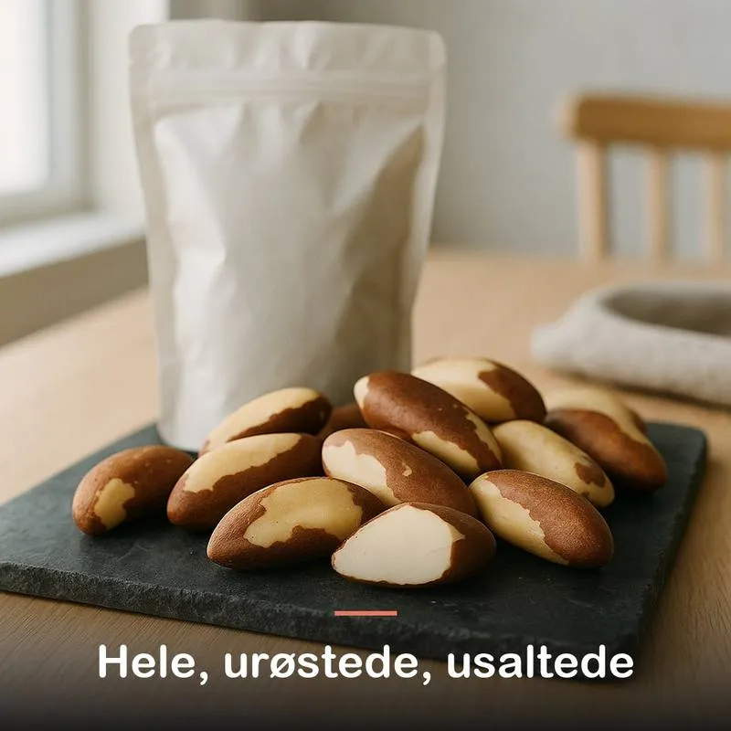 Paran&oslash;dder (500 g): hele, ur&oslash;stede, usaltede