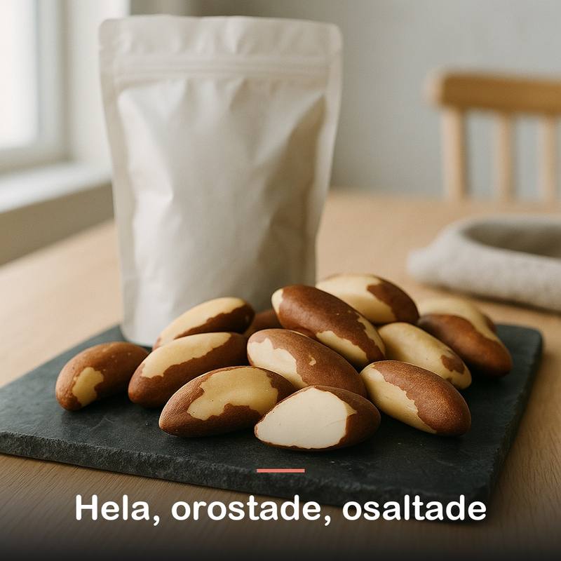 Paran&ouml;tter (500 g): hela, orostade, osaltade