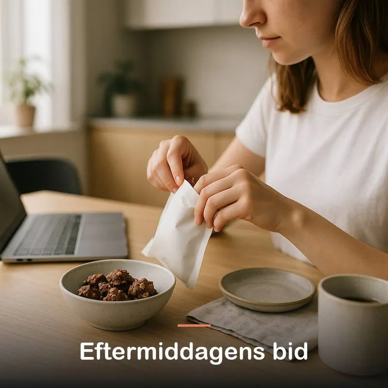 Protein clusters, m&aelig;lkechokolade (33 g): eftermiddagens bid
