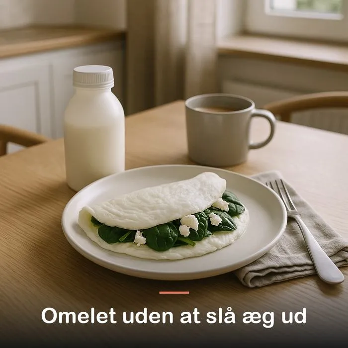 Flydende &aelig;ggehvider (1000 g): omelet uden at sl&aring; &aelig;g ud