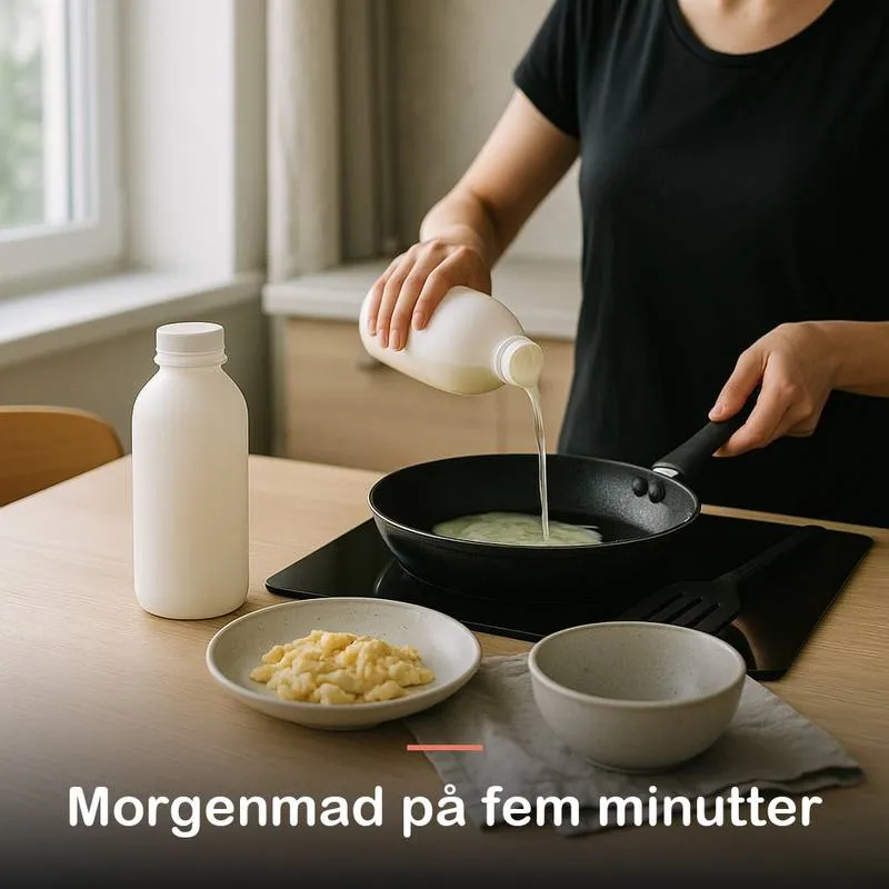 Flydende &aelig;ggehvider (1000 g): morgenmad p&aring; fem minutter