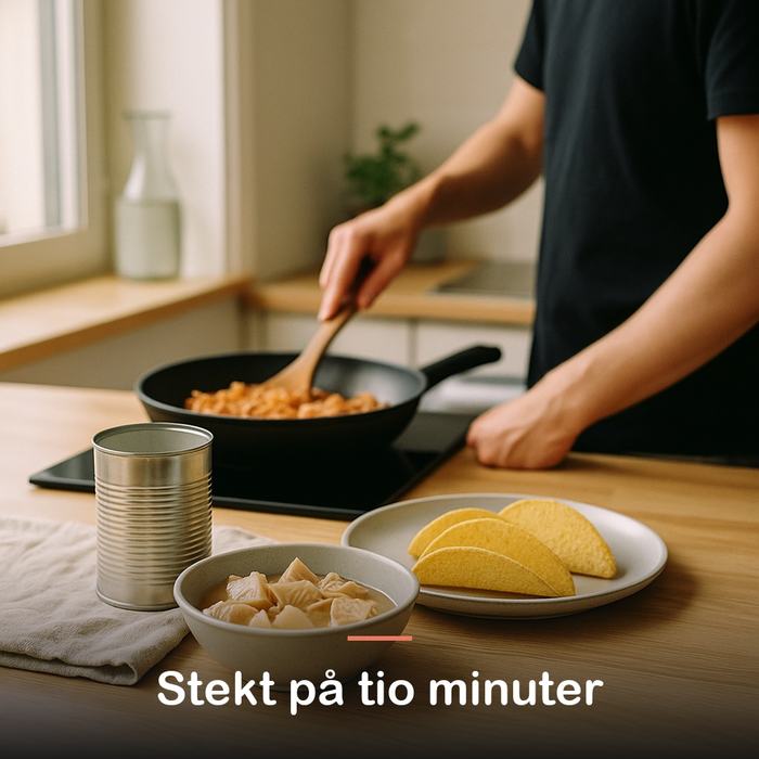 Ung jackfrukt i saltlake, ekologisk (400 g): stekt på tio minuter