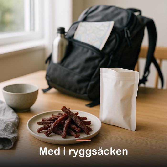 &Auml;lgjerky (25 g): med i ryggs&auml;cken