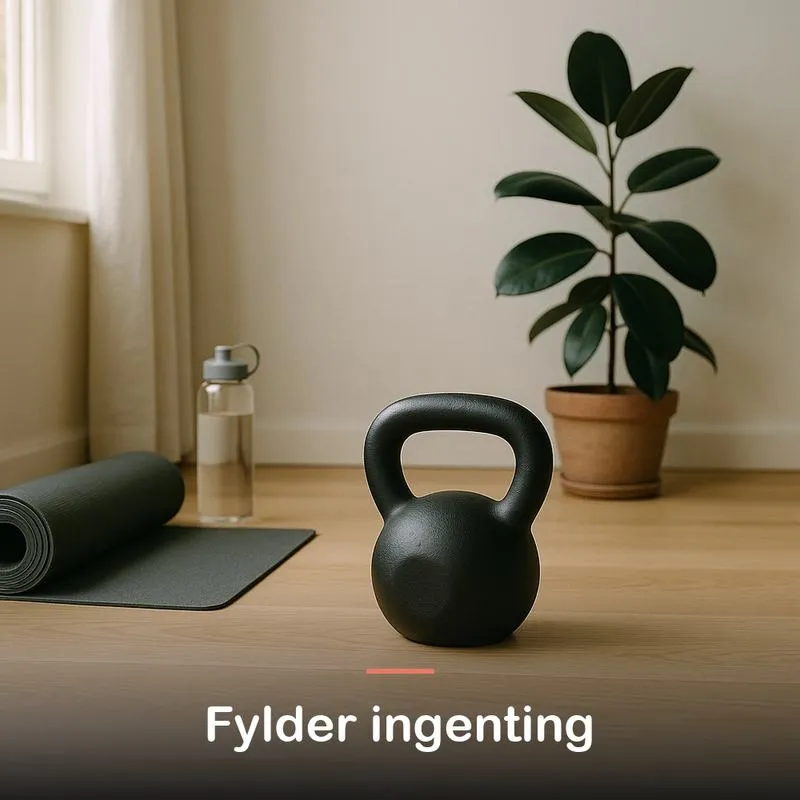 Kettlebell, 12 kg: fylder ingenting