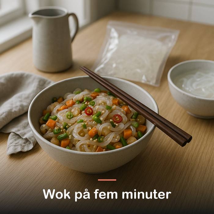 Konjaklasagne, ekologisk (385 g): wok på fem minuter