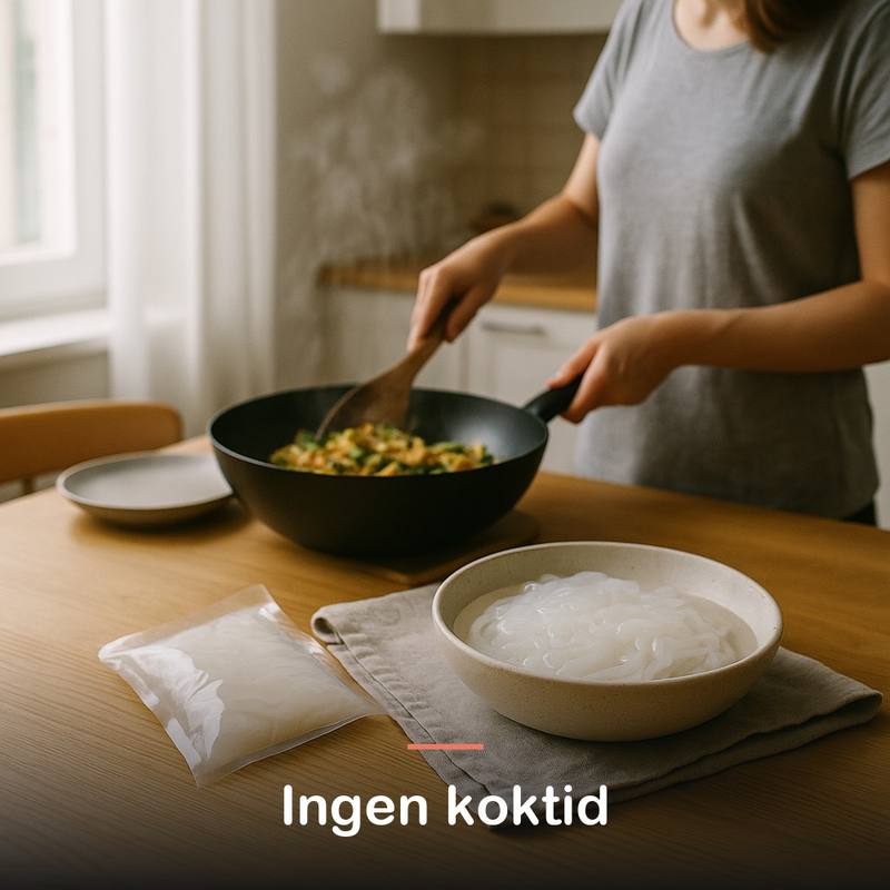 Konjaklasagne, ekologisk (385 g): ingen koktid