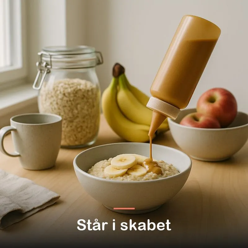Peanutbutter topping (250 g): st&aring;r i skabet