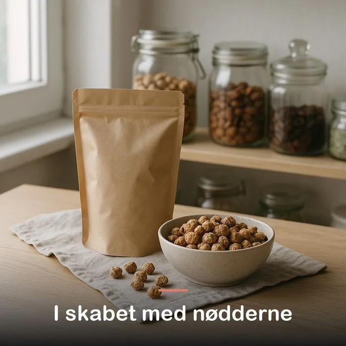 Jordmandler (500 g): i skabet med n&oslash;dderne