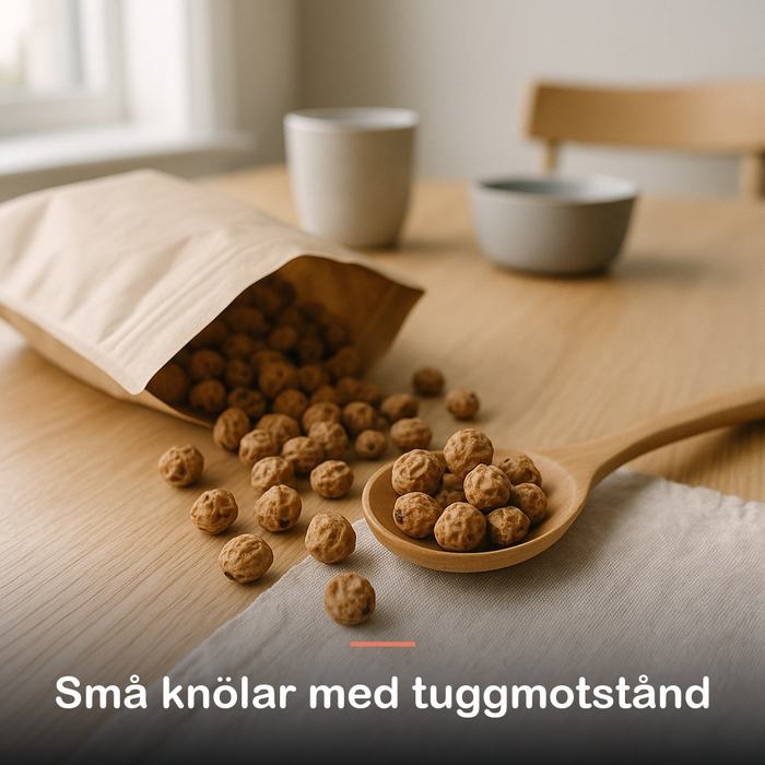 Jordmandlar (500 g): små knölar med tuggmotstånd