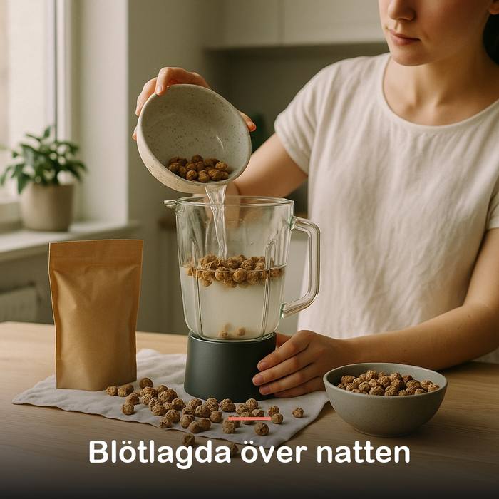 Jordmandlar (500 g): blötlagda över natten