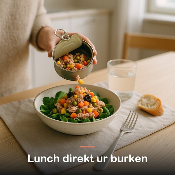 Tonfisksallad, kalifornisk (175 g): lunch direkt ur burken