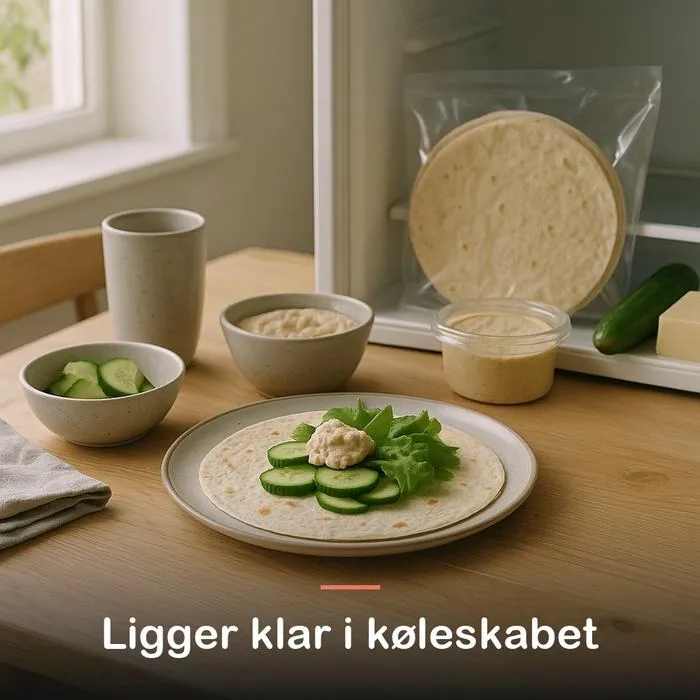 Proteinwraps, 3 stk. (225 g): ligger klar i k&oslash;leskabet