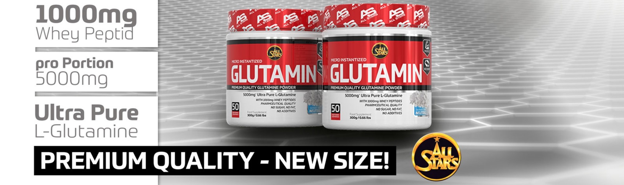 ALL STARS GLUTAMIN POWDER 300 g 