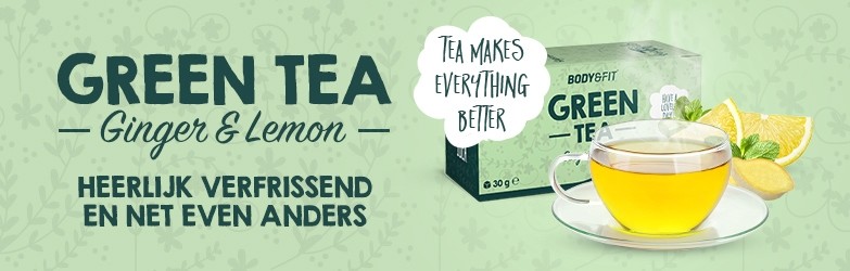 BODY & FIT GREEN TEA GINGER & LEMON 20 x 1,5 g 