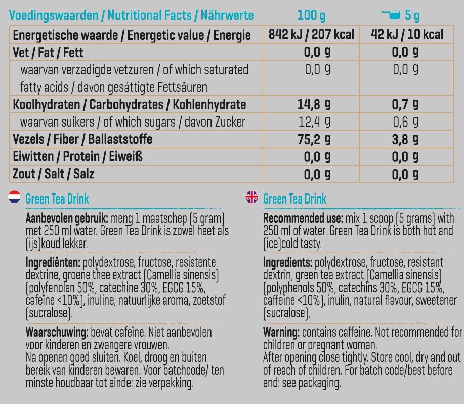 BODY & FIT GREEN TEA DRINK 300 g 