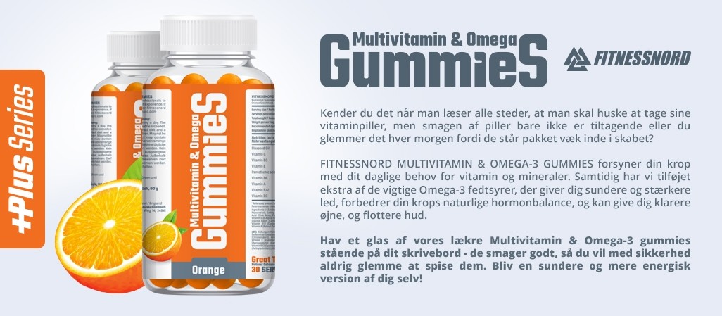 FITNESSNORD MULTIVITAMIN & OMEGA FRUCHTGUMMIES 30 STK