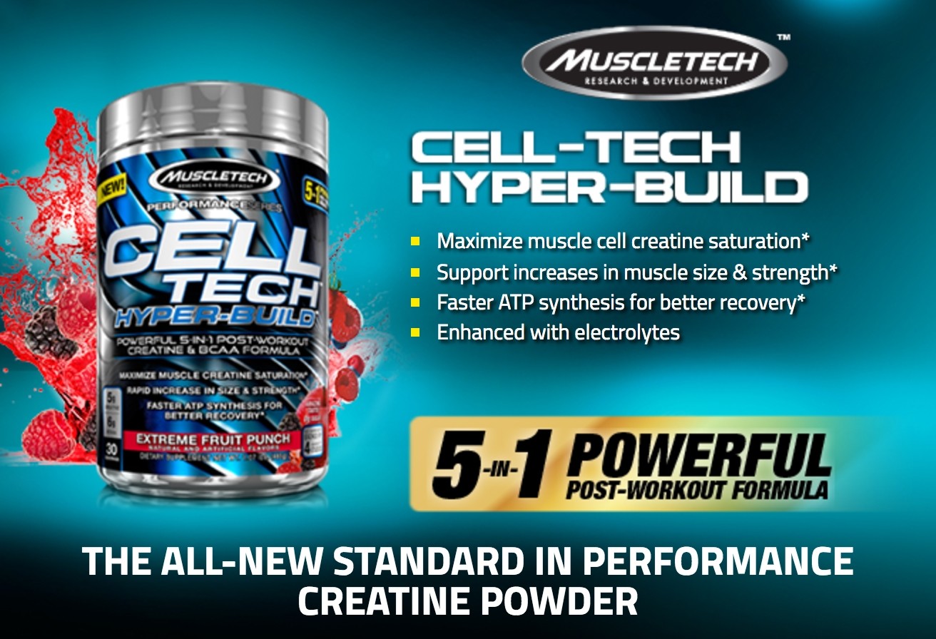 MUSCLETECH CELL-TECH HYPER-BUILD 510 g 
