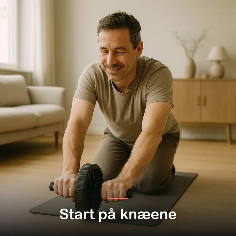 Begynder laver en kort udrulning fra kn&aelig;ene