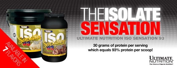 ULTIMATE NUTRITION ISO SENSATION 93, 2270 g 
