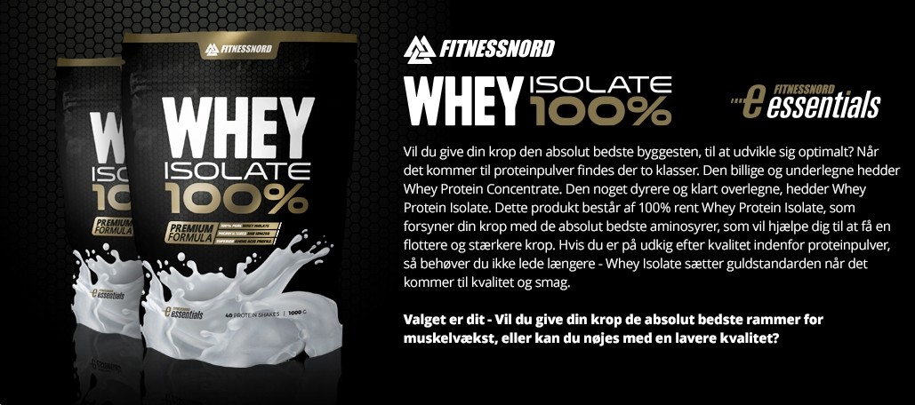 FITNESSNORD 100% WHEY ISOLATE 1000 g 