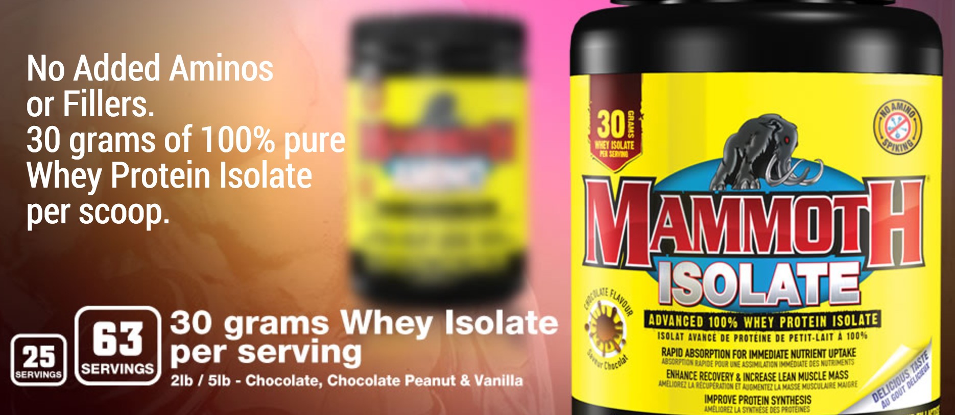 INTERACTIVE NUTRITION MAMMOTH ISOLATE 908 g 