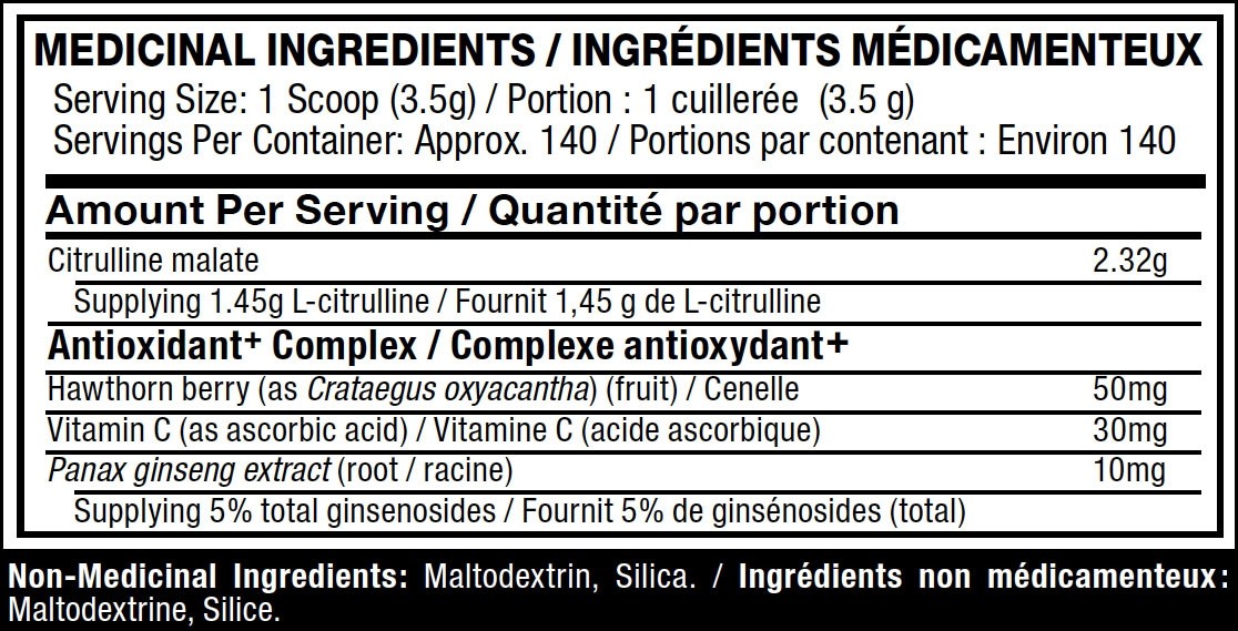 MUSCLETECH PLATINUM CITRULLINE MALATE 492 g 