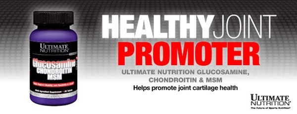 ULTIMATE NUTRITION GLUCOSAMINE, CHONDROITIN & MSM 90 stk 