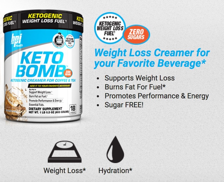 BPI SPORTS KETO BOMB 18 PORTIONER  
