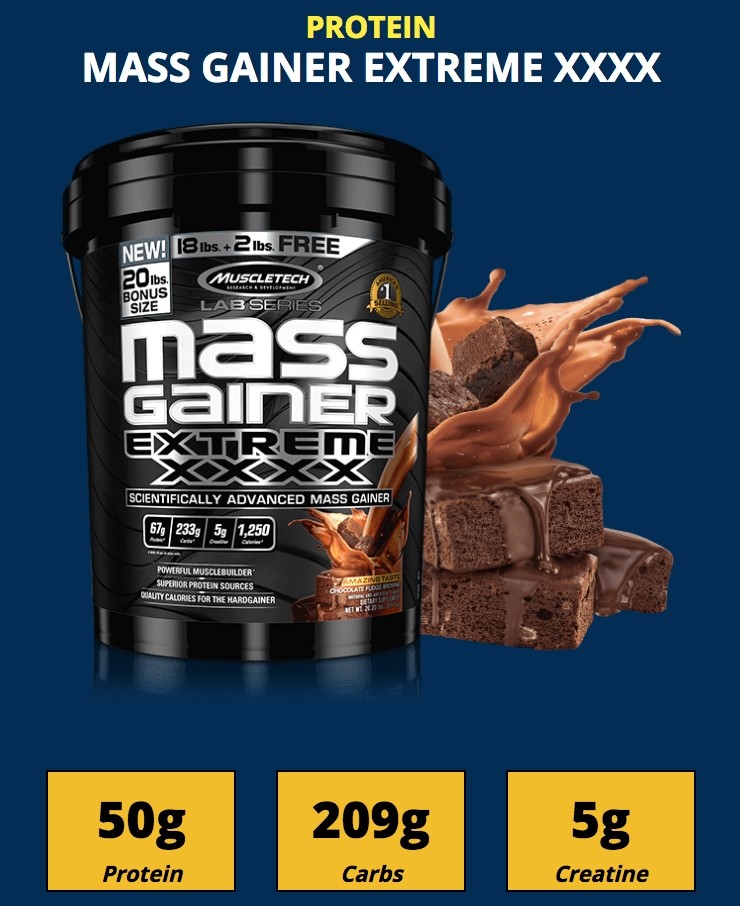 MUSCLETECH LAB SERIES MASS GAINER EXTREME XXX 9310 g 