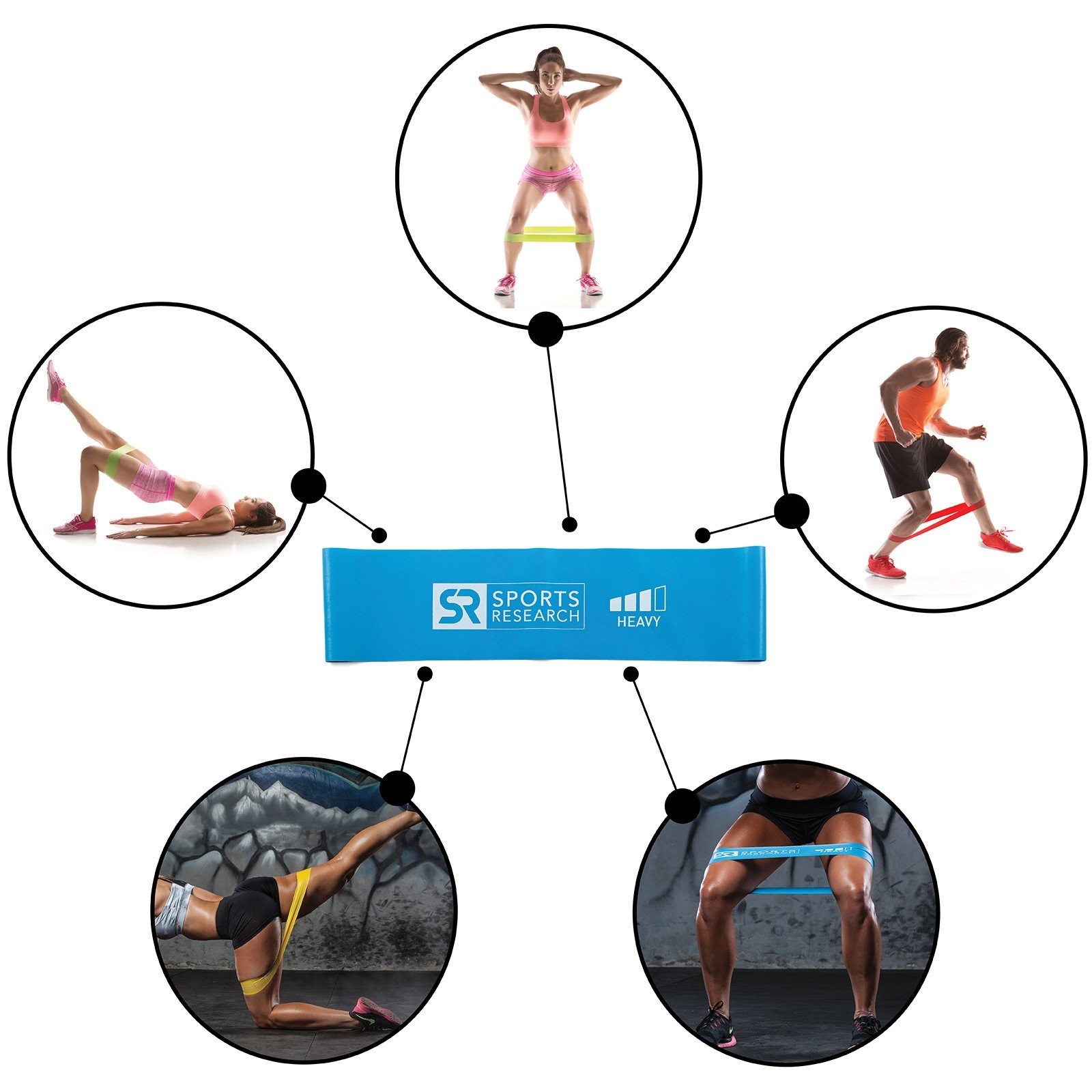 SPORTS RESEARCH MINI LOOP BAND VARIETY PACK 