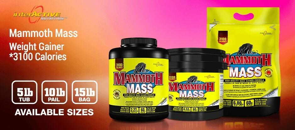INTERACTIVE NUTRITION MAMMOTH MASS 2270 g