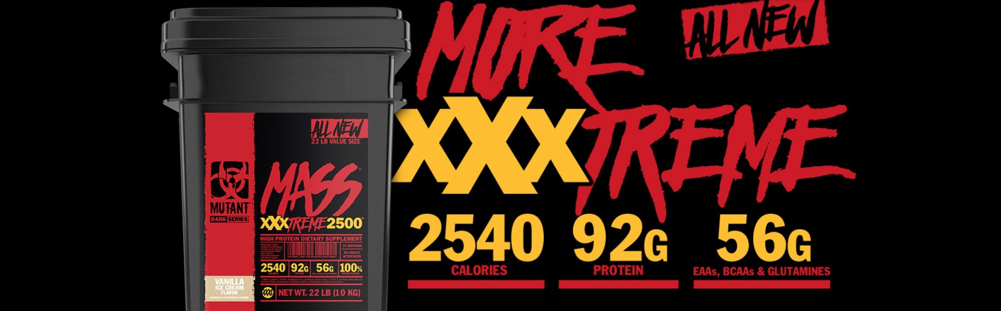 MUTANT MASS XXXTREME 2500, 3178 g 